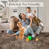 Washable Area Rugs Stain Resistant Carpet for Living Room Bedroom Kitchen Bathroom with Non Slip Backing Home Decor Floor Decoration Mat - 4 of 4