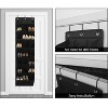 Over Door Shoe Rack - 24 Pockets Large Over Door Storage - Hanging Shoes Storage - Over Door Organizer - 3 of 4
