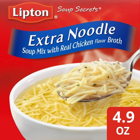 Lipton Soup Secrets Extra Noodle Soup Mix - 4.9oz/2pk - image 1 of 4