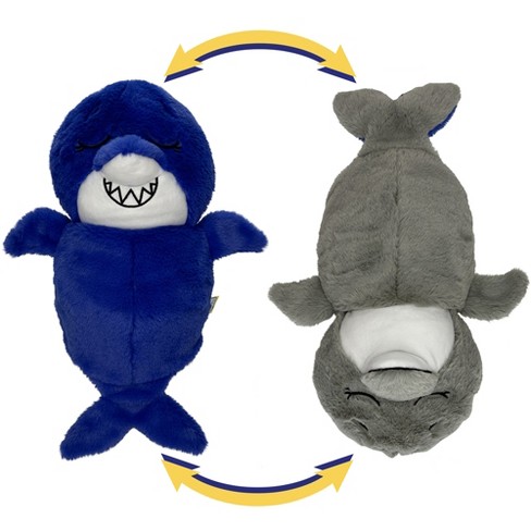 Flipazoo Upside Down Inside Out Shark To Dolphin 2 in 1 Animal Plush Target