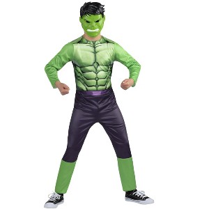 HalloweenCostumes.com Boy's Incredible Hulk Costume - 1 of 3