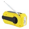Emerson® Emergency AM/FM Portable Weather Radio and Power Bank, Yellow, ER-7050 - 3 of 4