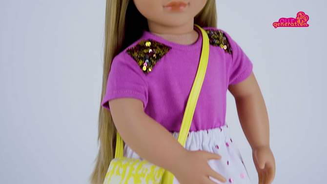 Our Generation Vacation Style Travel Fashion Outfit for 18&#34; Dolls, 2 of 7, play video