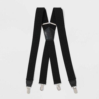 Men&#39;s Stretch Suspender - Goodfellow &#38; Co&#8482; Black One Size