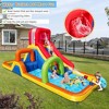 Probe Hues Inflatable Bounce House Water Slide Kids Splash Pool Jumping Castle - 3 of 3
