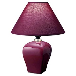 Ore International Table Lamp - Burgandian Wine (Lamp Only), Burgandian Red