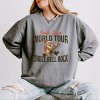 Jingle Bell Rock World Tour - Womens Lightweight Garment Dyed Sweatshirt - 2 of 2
