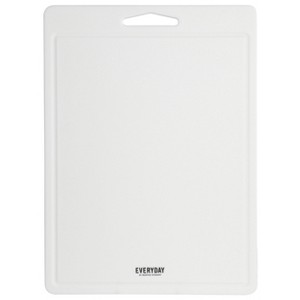 Martha Stewart Everyday Fayer Polypropylene 18in x 13in Cutting Board in White - 1 of 4