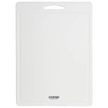 Martha Stewart Everyday Fayer Polypropylene 18in x 13in Cutting Board in White
