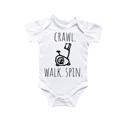 Spin Bike - Baby Boy Girl Clothes Infant Onesie® Funny Cute Newborn GS1