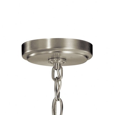 Modern Black Nickel Globe Chandelier with Clear Shades