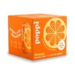 Poppi Orange Prebiotic Soda - 4pk/12 fl oz Cans
