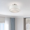 Livex Lighting Meridian 2 - Light Semi-Flush Mount in  Brushed Nickel - 4 of 4