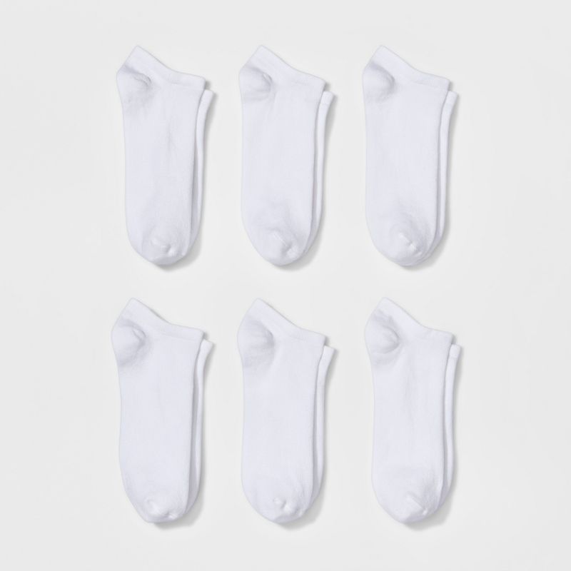 Women's 6pk Low Cut Socks - A New Day™ 4-10, 1 of 3