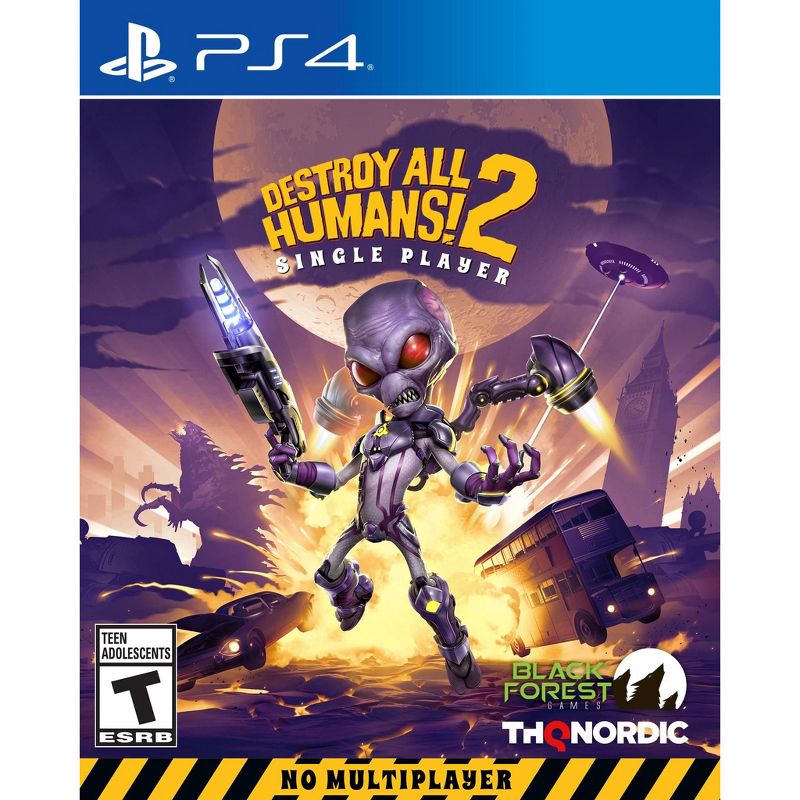 Destroy All Humans! 2 Reprobed: Single Player - PlayStation 4, 1 of 10