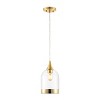 Valeska 6.7" Pendant - PND4132 - Brass - Safavieh - 2 of 4