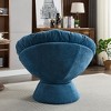 Racxily Oversized Swivel Accent Chair, 360 Swivel Barrel Chair, Papasan Chair for Living Room Bedroom - 2 of 4