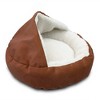Majestic Pet Suede Canopy Cat Bed - Rust - Small - S - 3 of 3