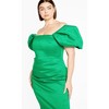 Women's Plus Size Elyse Dress - bright green | CITY CHIC - 4 of 4