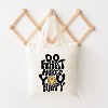 City Creek Prints Do What Makes You Happy Canvas Tote Bag - 15x16 - Natural - 2 of 2