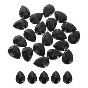 Unique Bargains Acrylic Flat Back Teardrop DIY Decor Jewelry Rhinestone 20 Pcs - 1 of 4