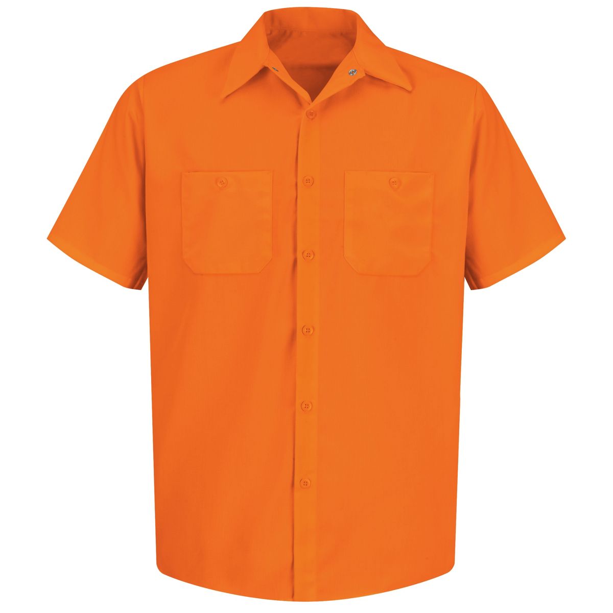 Red Kap Short Sleeve Enhanced Visibility Work Shirt