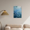 Art Remedy Lilypads in Blues Impressionism Wall Art Unframed - 2 of 4