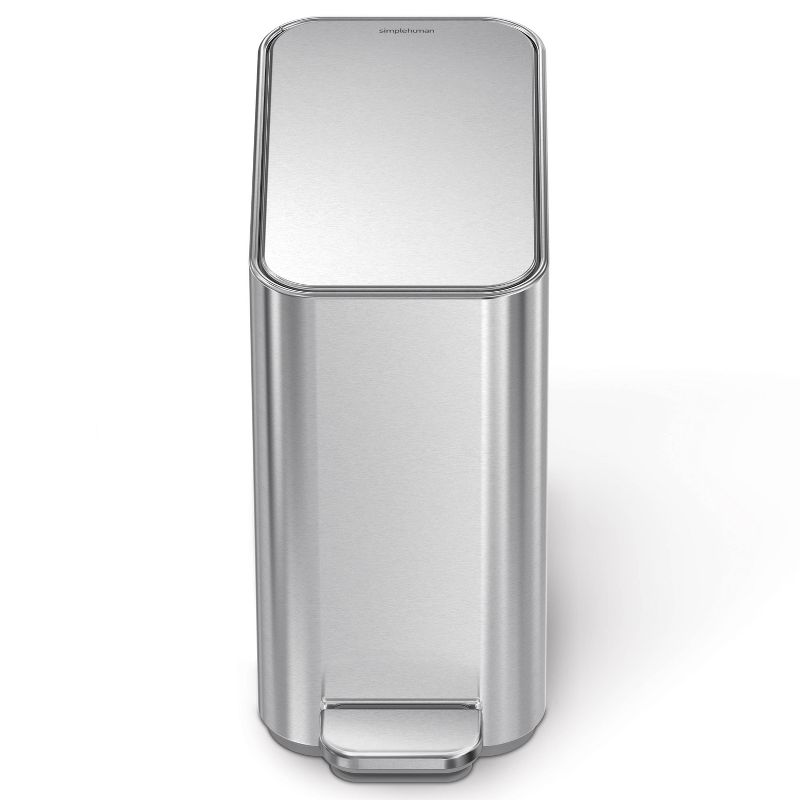 simplehuman 5L Slim Stainless Steel Step Trash Can, 5 of 9