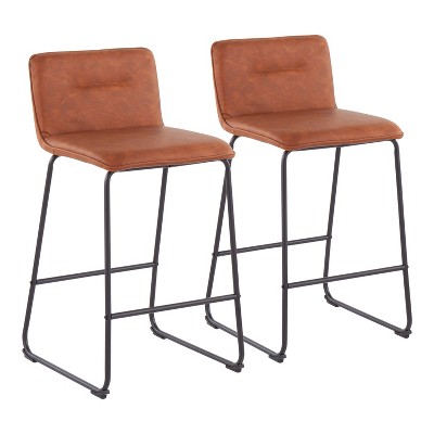 Set of 2 Casper Contemporary Counter Height Barstools - LumiSource