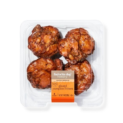 Glazed Pumpkin Fritters - 14oz/4ct - Favorite Day™