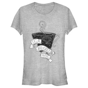 Juniors Womens Star Trek: The Next Generation Captain Picard Cup Of Tea Earl Grey HOT T-Shirt - 1 of 4