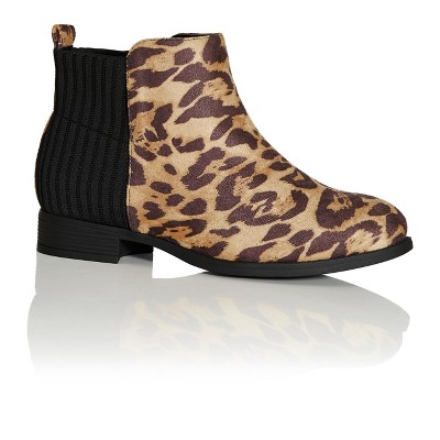 target cheetah print booties