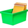 Storex Medium Classroom Storage Bin 16.75" x 11.87" x 8.28" Green (STX61485U06C) - 3 of 4