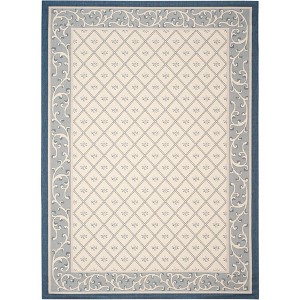 Courtyard CY7427 UV & Stain Resistant Non-Shedding Power Loomed Indoor/Outdoor Rugs - Safavieh - 1 of 4