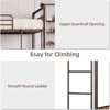Twin Over Twin Metal Bunk Bed - Heavy Duty Convertible with Guardrails & Ladder for Kids,No Box Spring Needed, Noise-Free - 4 of 4