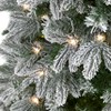 Nearly Natural 5-ft Flocked Colorado Mountain Fir Artificial Christmas Tree with 300 Warm White Microdot (Multifunction) - 3 of 4