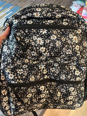 JUNZAN Bohemian Style Floral Black White Mini Backpack for Boys Girls  Toddler Kid Preschool Bookbag Student Bag Nursury Daypack