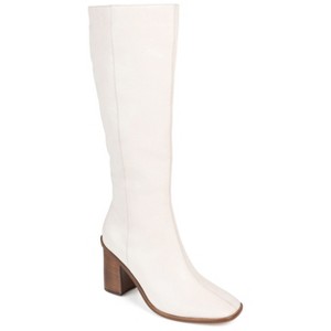 Journee Signature Extra Wide Calf Women's Genuine Leather Tamori Boot - 1 of 4