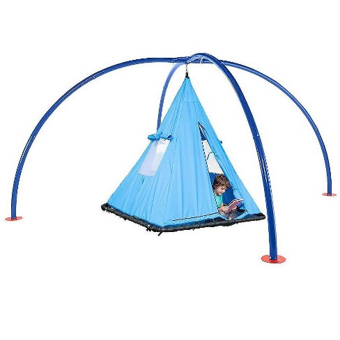 Hearthsong Hanging Sky Tent Swing And Sky Dome Arched Stand Set For Kids Outdoor Active Play Target