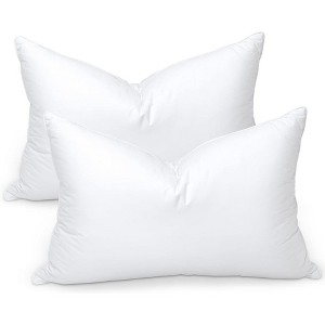 FAPO Goose Down Pillows and Bed Pillows Queen Size for Sleeping,With 2 Set of Soft Cotton Cover- Pack of 2 - 1 of 4
