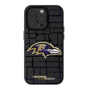 Baltimore Ravens Brick Wall MagSafe Compatible Cell Phone Case for iPhone 16 Pro Max - 1 of 4
