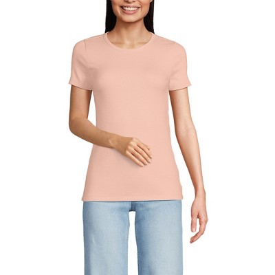 Lands' End Women's Cotton Rib T-shirt