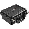 Eylar® SA00022 Small Waterproof and Shockproof Gear and Camera Hard Case with Foam Insert (Black) - 3 of 4