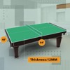 VisioGear Game Tables, 7ft Ping Pong Conversion Tables Top, Foldable & Portable Table for Tennis, Green, 84"*48"*0.5" - 2 of 4