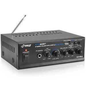 Pyle Bluetooth Mini Audio Amplifier - Black - 1 of 4