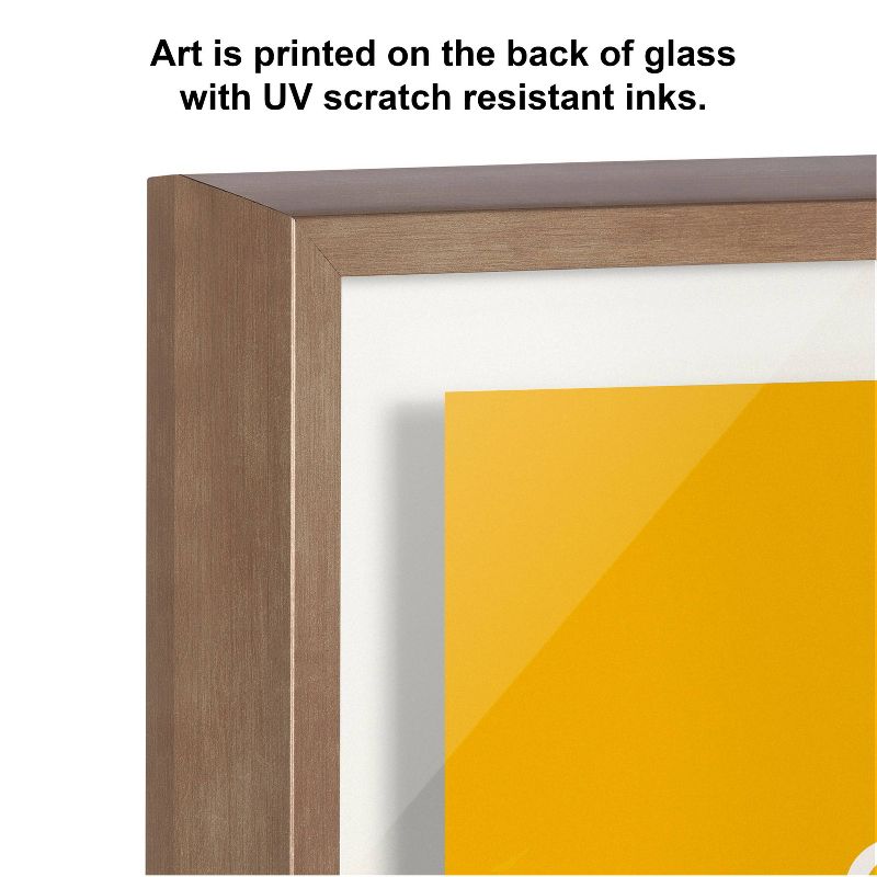 18&#34; x 24&#34; Blake Call Me Old Fashioned Yellow Framed Printed Glass by the Creative Bunch Studio Gold - Kate &#38; Laurel All Things Decor, 4 of 8