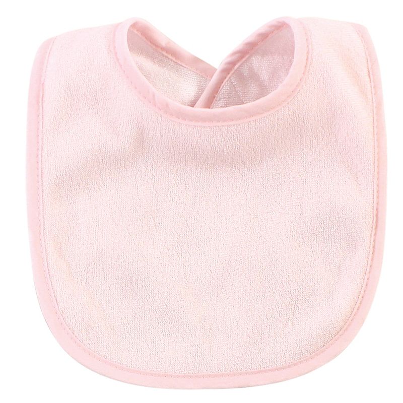 Hudson Baby Infant Girl Cotton and Polyester Bibs 10pk, Cute, Kind And Beautiful, One Size, 3 of 13
