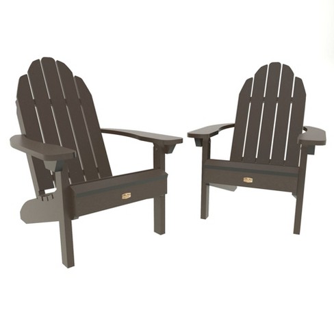 Essential 2pk Adirondack Chairs Canyon Brown Elk Outdoors