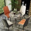 Round Kitchen Dining Table No Chair Coffee Table with Metal Legs for Dining Room - 2 of 4