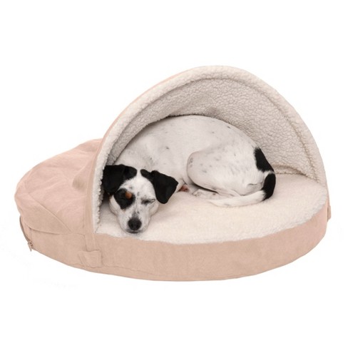 FurHaven Faux Sheepskin Snuggery Orthopedic Dog Bed - image 1 of 4